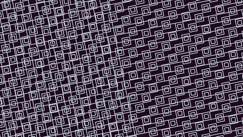 Dense grid of small light square outlines on a dark purple backdrop creates a Illustration