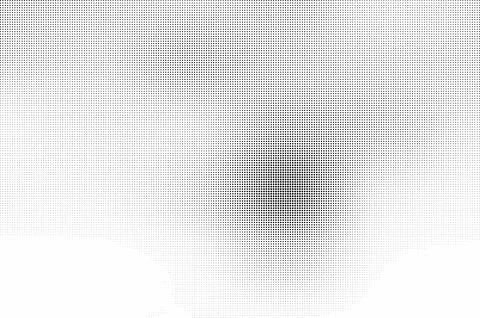 Dense halftone dot pattern background in black and white with a subtle grid  Stock Illustration
