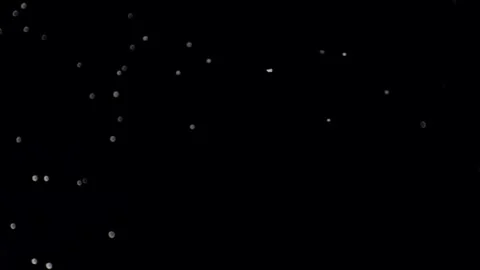 A dense heavy blizzard snowstorm VFX insert in slow-motion on black screen. Stock Footage 301896357