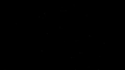 A dense heavy blizzard snowstorm VFX insert in slow-motion on black screen. Stock Footage 303661932