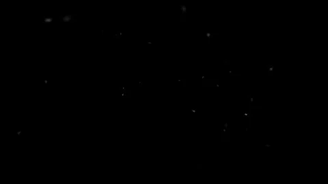 A dense heavy blizzard snowstorm VFX insert in slow-motion on black screen. Stock Footage 303661937