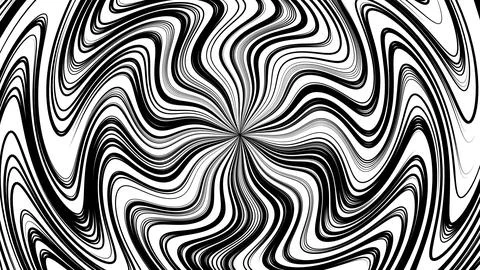 Dense ink vortex spiral, high contrast motion background, hypnotic speed li.. Illustrazione stock