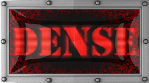 Dense on led Stock Footage