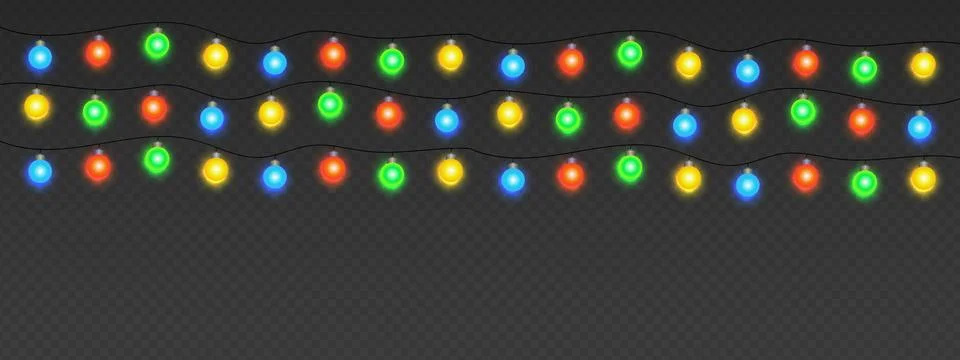 Dense multicolor mini lights across the frame vibrant decorative lighting Illustrazione stock