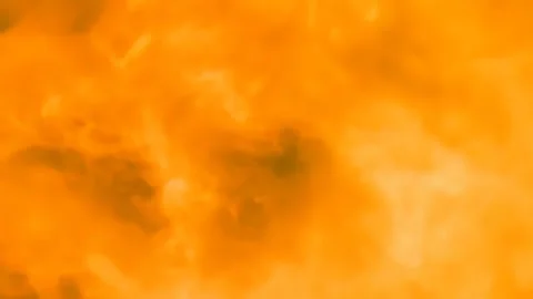 Dense Orange Flame Turbulence Inside Engine Stock Footage 339301355