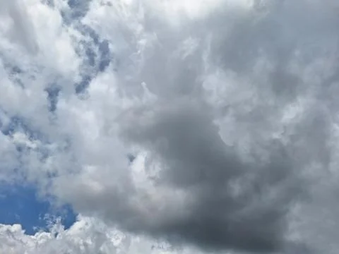Dense Overcast Clouds Covering the Sky Fotos Stock