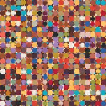 Dense Packed Close Up Mini Geometric Grid Texture Background. Abstract Macro Stock Illustration