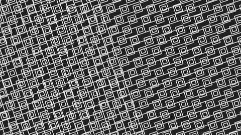 A dense pattern of white square outlines forms a geometric abstract motif acr Illustration