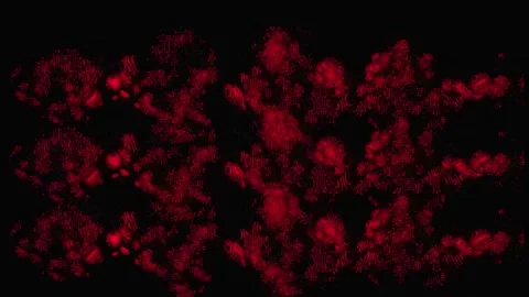 Dense Red Textured Abstract Pattern with Subtle Waveform Elements on animat.. Stock Footage 321591976