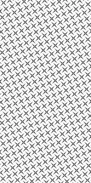 A dense repeating arrangement of sharp star-like intersections forms an ene.. Illustrazione stock
