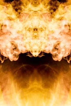 Dense smoke background Stock Photos