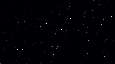 Dense starfield in outer space create stunningly detailed animated Vídeos de archivo 329705891