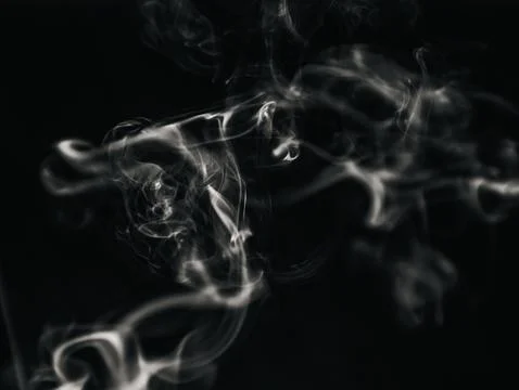 Dense Tangled Smoke Swirls in Monochrome, Chaotic Abstract Texture 스톡 일러스트