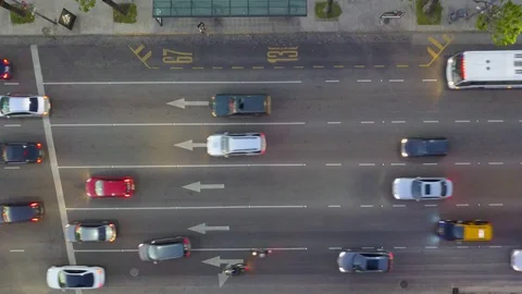 Dense Traffic at Rush Hour 스톡 동영상 96013266