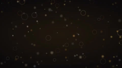 Dense wall of warm defocused bokeh breathing gently, concert holiday backdrop Video stock 346955194
