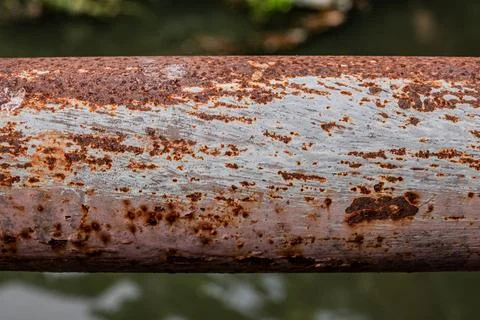 Densely clustered rust profile Stock Photos