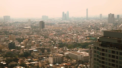 The density of accommodation districts of large city. Stock Footage 108700674