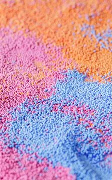 Density balls, abstract geometric background, 3d rendering. Illustrazione stock