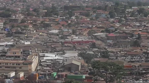 Density image of life, people and vehicles in the City of Uganda Stock Footage 148748220