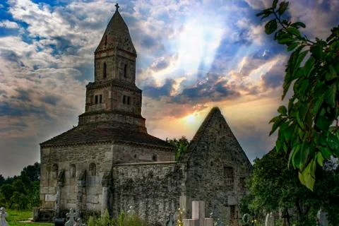 Densus church Stock Photos