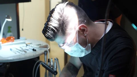 Dental Assist Working Stock Footage 86579651