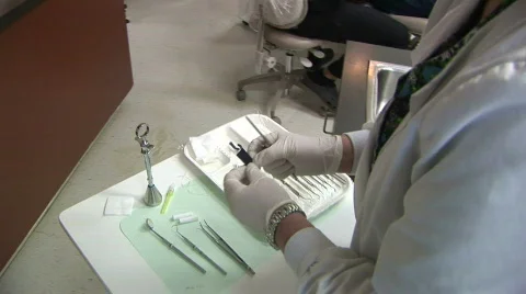 Dental Assistant Video stock 359432