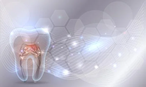 Dental backdrop Stock Illustration