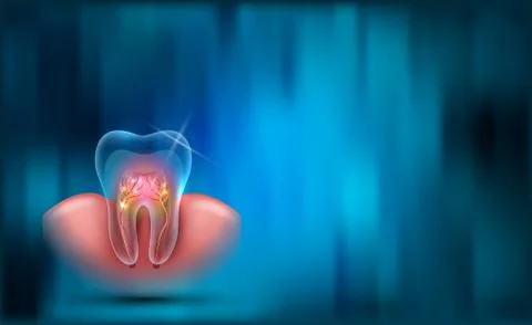 Dental background Stock Illustration