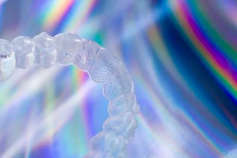 Dental brackets teeth aligners Stock Photos