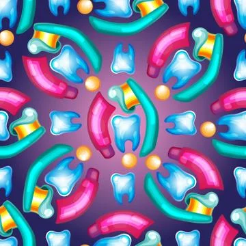 Dental care concept. Toothpaste bubbles foam. Oral hygiene. Stock Illustration