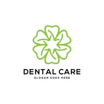 Dental care logo vector template Stock Illustration