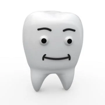 Dental character Illustrazione stock