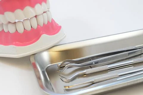Dental Cleaning Tools Stock Photos