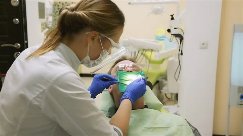 In the dental clinic Stock Footage 112531077