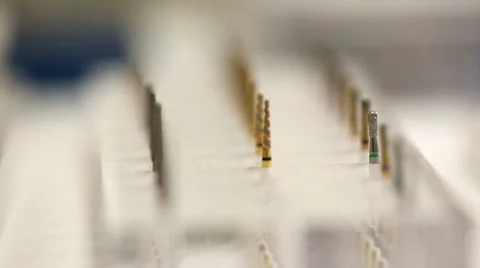 Dental Drill Bit Attachments Close Up Stock Footage 57754296
