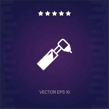 Dental drill vector icon Stock Illustration