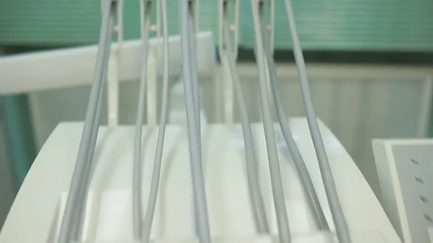 Dental drills and instruments placed Stock Footage 79012886