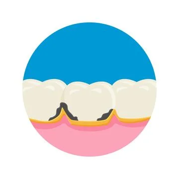 Dental element design Stock Illustration