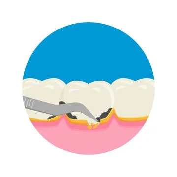 Dental element design Stock Illustration