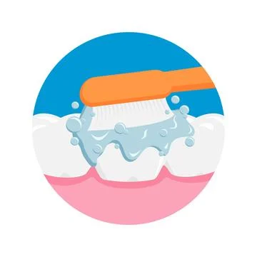 Dental element design Illustrazione stock