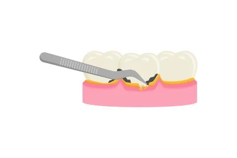 Dental element design Stock Illustration