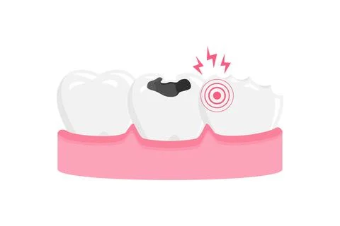 Dental element design Stock Illustration