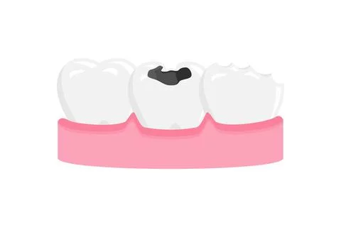 Dental element design Stock Illustration