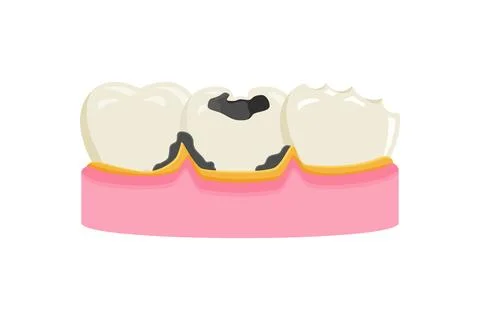 Dental element design Stock Illustration