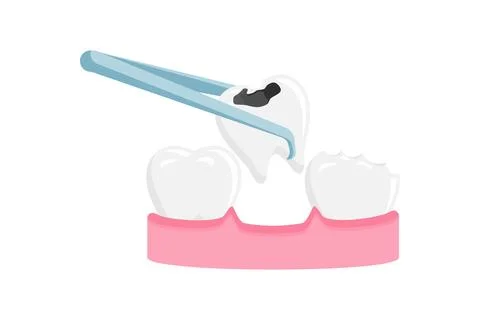 Dental element design Stock Illustration