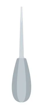Dental elevator vector icon flat Stock Illustration