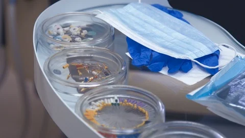 Dental endodontic instruments Stock Footage 90886808