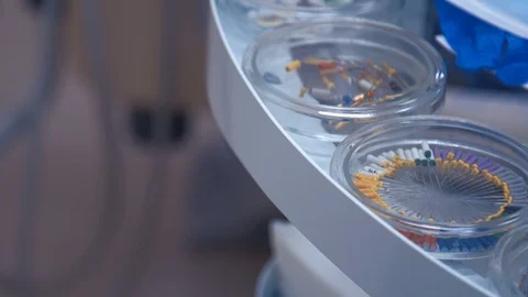 Dental endodontic instruments Stock Footage 90886938