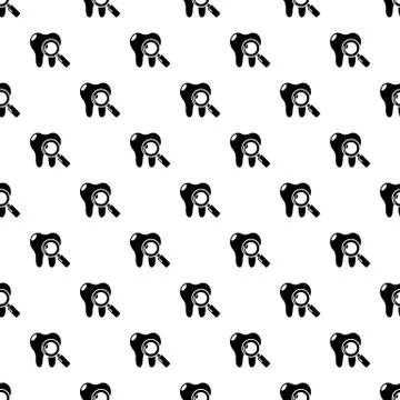 Dental examination pattern vector seamless 스톡 일러스트