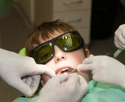 Dental examination Stock Photos
